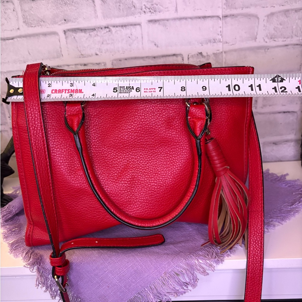 Red Leather Handbag